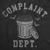 Womens Funny T Shirts Complaint Dept Sarcastic Trash Can Graphic Tee For Ladies - Crazy Dog Women's T Shirt - 2 of 4