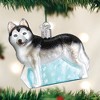 Old World Christmas Glass Blown Ornament For Christmas Tree, Siberian Husky - 2 of 4