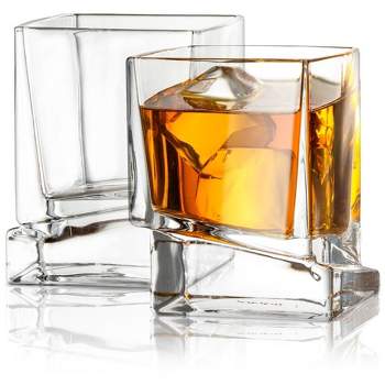 Moderna Artisan Series 10 oz Double Wall Whiskey Glasses – Set of 2