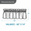 Split P Cherry Blossom Valance 60" X 14" - 4 of 4