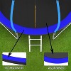 BestParts 12FT Round Trampoline with Ladder, Enclosure Net & Toss Target Game – Blue Steel Frame - 4 of 4