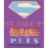 Girl's DC League of Super-Pets Superman Dot Logo Cutouts T-Shirt - 2 of 4