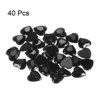 Unique Bargains Craft Embellishments Acrylic Heart Rhinestone Flat Back Gems 40 Pcs - 3 of 4