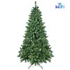 Artificial 6ft Green RGB-lit Christmas Tree with 751PVC Mixed Branch Tips,Hinged Premium & Foldable Base - 2 of 4