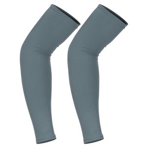 Unique Bargains Nylon Breathable Sun Protection Compression Arm Sleeves 1 Pair - 1 of 4