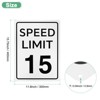 Unique Bargains Aluminum Weather Resistant Waterproof Rust Free Traffic Sign 1 Pc - 3 of 4