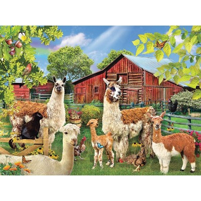 Sunsout Six Llamas 300 pc   Jigsaw Puzzle 35017