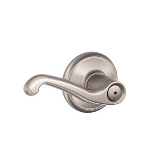 Schlage Flair Satin Nickel Privacy Lockset 1-3/4 in. - 1 of 1