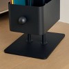MOEPISY Box Bookshelf (Black And Red)Bedside Shelf Living Room Side Table Placement Shelf Home Corner Placement Shelf - 4 of 4