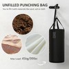 Heavy Bag Wall Mount Set, Unfilled Punching Bag Hanger with Boxing Gloves for Muay Thai and MMA Training - 4 of 4