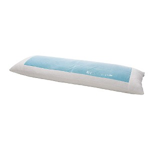 Dr. Pillow Super Sleeper Pro Dream Support Body Pillow With Cooling Gel, Blue - 1 of 4