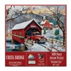 Sunsout Creek Bridge 500 pc Christmas Jigsaw Puzzle 77001 - 3 of 4