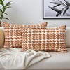 REGALWOVEN  Fade Resistant Decorative Weaving Style Soft Throw Pillow Covers 2 Pcs - 2 of 4