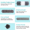 12pcs Microfiber Dusters, Duster with Extension Pole(Stainless Steel) 30 to 100'', Bendable Extendable Long Feather Duster - 4 of 4