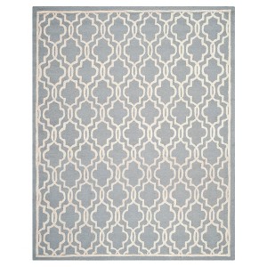 Langley Textured Area Rug - Silver/Ivory (6