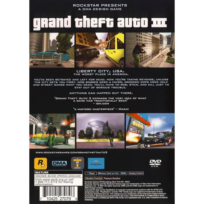 Grand Theft Auto 3 - PlayStation 2, 2 of 6