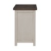 Bar Harbor 2.0 Chairside Cabinet Cream - Treasure Trove Accents: Pine Frame, MDF Book Match Veneer Top, No Assembly Required - 4 of 4