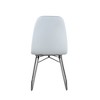 Chintaly Imports,Contemporary Curved-Back Side Chair  Sled Base - Set of 2 - 3 of 4