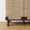 TIRAMISUBEST Antique Black Accent Boho Modern Free - Standing Buffet Sideboard for Hallway: Blending Style with File Cabinet Functionality - 3 of 4