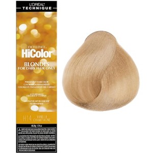 L'oreal Tecnique HiColor Blondes for Dark Hair Only (#H14 VANILLA CHAMPAGNE) Loreal HighColor Permanent Dye High Color - 1 of 3