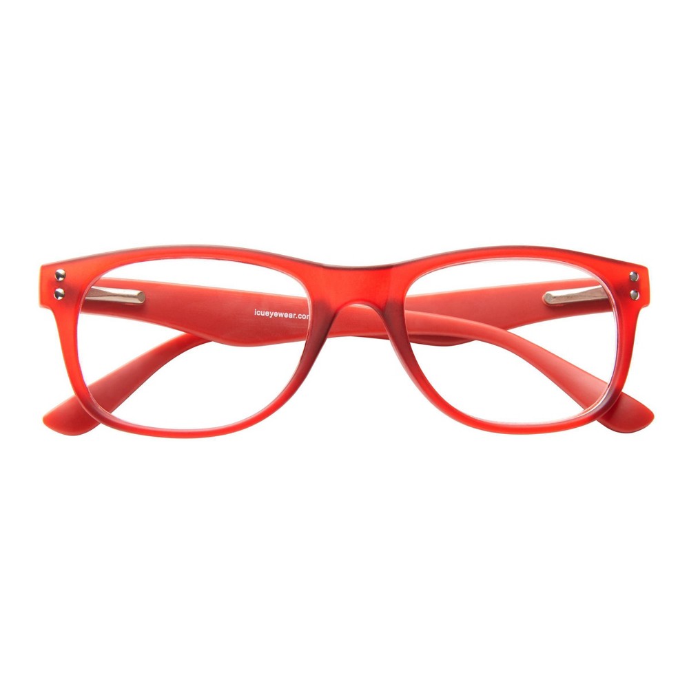 Photos - Glasses & Contact Lenses ICU Eyewear Cotati Reading Glasses - Retro Red +1.25