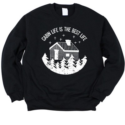 Simply Sage Market Women's Cabin Life Is The Best Life Gildan Sweatshirt