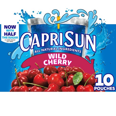 Capri Sun Wild Cherry - 10pk/6 fl oz Pouches