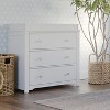 Child Craft Harmony 3 Drawer Dresser with Removable Changing Table Topper, Ample Storage, Anti-Tip Kit Included to Prevent Tipping, Baby Safe Finish - 2 of 4