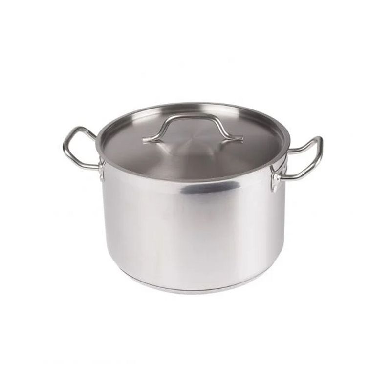 Winco Stock Pot with Cover, Stainless Steel, 1 of 4