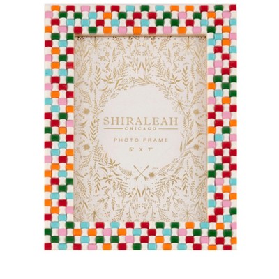 Shiraleah Viva 5" X 7" Multicolor Mosaic Picture Frame