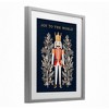 Stupell Industries Joy To World Happy Nutcracker Framed Print Under Glass Art - 2 of 4