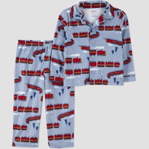 Carter's Just One You® Toddler Boys' 2pc Christmas Long Sleeve Pajama Set - 1 of 4