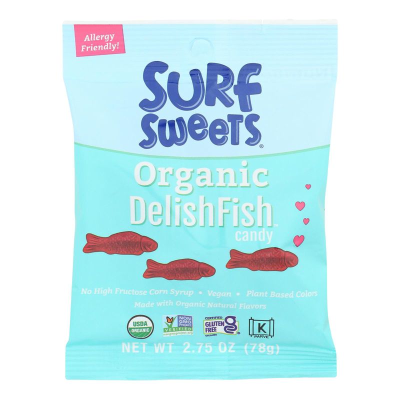 Surf Sweets Organic Delishfish Candy - Case of 12/2.75 oz, 2 of 6