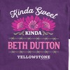 Men's - Yellowstone - Kinda Sweet Kinda Beth Dutton Short Sleeve Graphic T-Shirt - 2 of 4