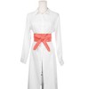 Allegra K Women's Faux Leather Self Tie Bowknot Wide Waist Band Sash Obi Belt One Size - 4 of 4