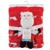 Hudson Baby Infant Plush Blanket with Toy, Santa, One Size - 2 of 2