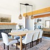 PAKOKULA 31.1 in. 3-Light Linear Island Pendant Light with Natural Woven Rattan Shades, UL Certified, Modern Farmhouse Lighting for Kitchen - 4 of 4