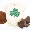 Simply Sage Market Teacher Checkered Shamrock Garment Dyed Tee - 3 of 4