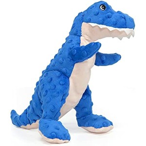 DODODOLA Dog Toys Dinosaur Dog Toy Blue Stuffed Animals Chew Toy Plush Squeaky Dog Birthday Toys for Small Large Big Dogs - 1 of 1