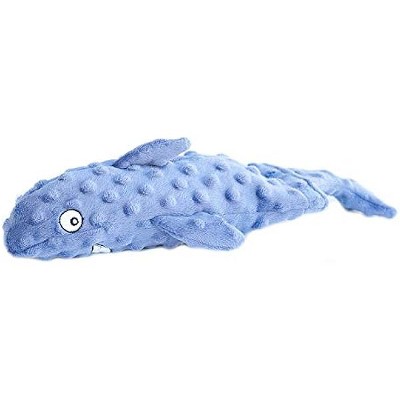 ZippyPaws - Bottle Crusherz, No Stuffing Dog Toy with Reusable Squeaker - Use Empty Water Bottles for Crunchy Chew Toys (Shark)