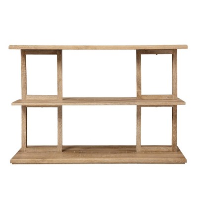 Aylbath Geometric Console Table Natural - Aiden Lane: Veneer Finish ...