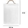 Amici Pet Puppy Paws White Metal Food Canister, Small, Airtight Seal, Removable Lid, and Metal Handle for Fresh and Stylish Pet Food Storage, 64 oz. - 2 of 4
