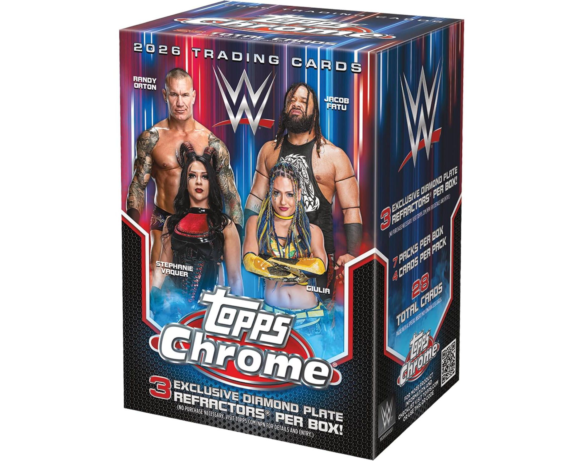 Topps 2026 Topps Chrome WWE Value Blaster Box