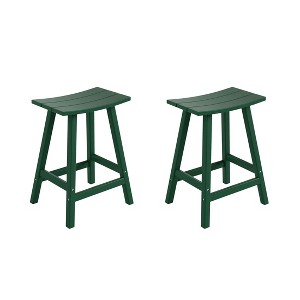 WestinTrends Outdoor Patio Adirondack Counter Height Stool Chair - 1 of 4