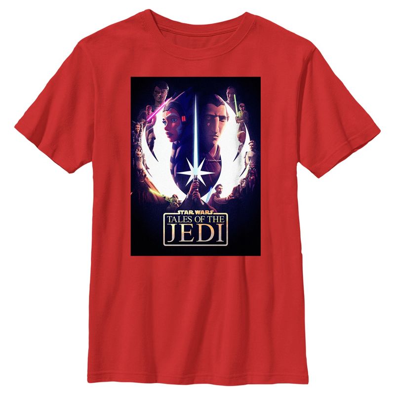 Boy's Star Wars: Tales of the Jedi Epic Poster T-Shirt, 1 of 5