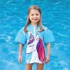 Swim Central 18-Inch Turquoise Girls Swim Shirt "Making Magic" Floaties With a Unicorn - 3 of 3