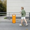 17 Gal Commercial Trash Can, Round Push Lid Stainless Steel Outdoor Waste Bin for Office, Restaurant, Home, Orange. - 2 of 4