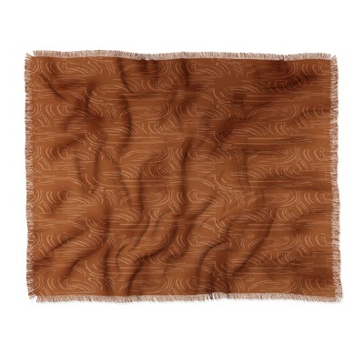 Holli Zollinger Ceres Ginger Woven Throw Blanket - Deny Designs