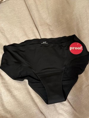 Unders By Proof Period Underwear Briefs - Regular Absorbency - Black - Xs/s  : Target