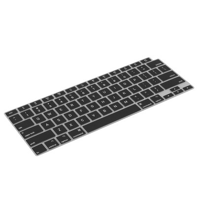 Insten Keyboard Cover Protector Compatible with 2020 Macbook Air 13", Ultra Thin Silicone Skin, Tactile Feeling, Anti-Dust, Black